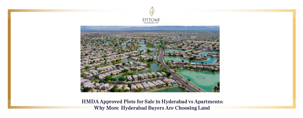HMDA Approved Plots for Sale in Hyderabad vs Apartments: Why More Hyderabad Buyers Are Choosing Land